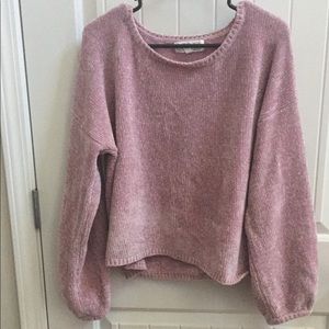 Lilac Chenille Sweater